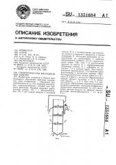 Пневматическая флотационная машина (патент 1351684)