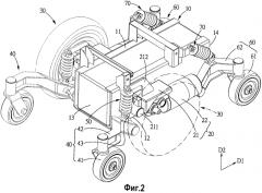 Подвеска для электрического кресла-коляски (патент 2586481)