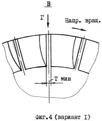 Рабочее колесо вихревого бензонасоса для подачи топлива из бака к двс автомобиля (варианты) (патент 2267638)