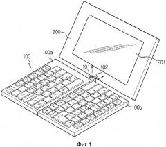 Складная клавиатура для портативного компьютера (патент 2481613)