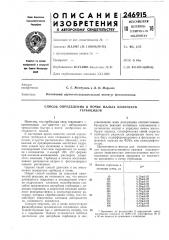Способ определения в почве малых количествгербицидов (патент 246915)