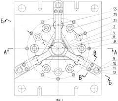 Штамп совмещенного действия для получения изделия с осесимметричным фланцем из трубной заготовки (патент 2572686)