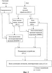 Способ распознавания радиолокационных сигналов, имитирующих цель, и устройство для его осуществления (патент 2569490)