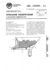 Загрузочное устройство (патент 1355441)