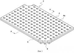 Плитообразная нагревательная панель, в которой соединительные элементы скреплены с помощью болтов и гаек (патент 2278332)