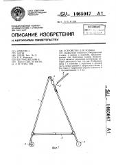 Устройство для ходьбы (патент 1465047)