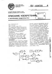 Измеритель скорости линейных перемещений (патент 1224725)