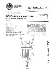 Приспособление для мечения животных (патент 1606076)