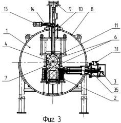 Печь для уничтожения снаряжения боезарядов сжиганием (патент 2445549)