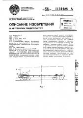 Устройство для крепления грузов на железнодорожной платформе (патент 1134428)