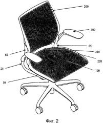 Устройство для сидения (варианты) и способ его изготовления (патент 2418560)
