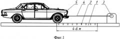 Испытательный стенд для диагностирования тормозной системы автотранспортного средства (патент 2613076)