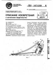 Делитель льноуборочной машины (патент 1071259)