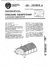 Пневматическая опалубка для возведения монолитных железобетонных сооружений (патент 1013610)