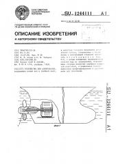 Устройство для аэрирования (патент 1244111)