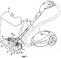 Узел всасывающей щетки (варианты) и пылесос с такой щеткой (патент 2286077)