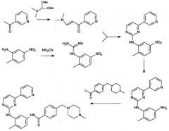 Способ получения иматиниба и его промежуточных соединений (патент 2480461)