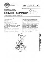 Транспортное средство, приводимое в действие мускульной силой человека (патент 1482850)