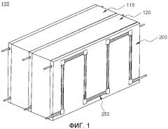 Модульная сборка аккумуляторных батарей с повышенной эффективностью охлаждения (патент 2479895)