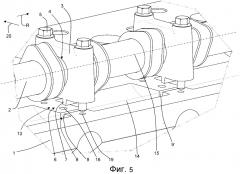 Конструктивный узел двигателя, включающий в себя базовую часть и опору, способ его монтажа, базовая часть для конструктивного узла двигателя и способ ее изготовления (патент 2607570)