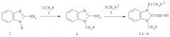 1-омега-арилоксиалкил- и 1-бензилзамещенные 2-иминобензимидазолины и их фармакологически приемлемые соли, обладающие протистоцидной и антимикробной активностью (патент 2514196)