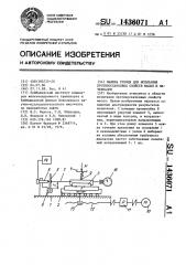 Машина трения для испытания противоскачковых свойств масел и материалов (патент 1436071)