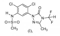 Гербицидные композиции, содержащие сульфентразон с пропизамидом и сульфентразон с пропизамидом и с эталфлуралином (патент 2653736)