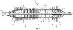 Ротор газовой турбины и тепловая лопаточная машина с таким ротором (патент 2419724)