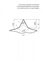 Способ изготовления сетки рифлей на внутренней поверхности оболочки и устройство для его осуществления (патент 2612052)