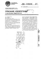 Система подготовки жидкого топлива к сжиганию (патент 1236258)