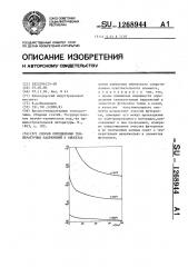 Способ определения температурных напряжений в объектах (патент 1268944)