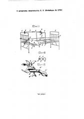 Ортопедическая кровать (патент 27767)