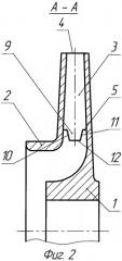 Рабочее колесо центробежного компрессора (варианты) (патент 2445516)