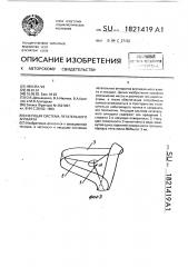 Несущая система летательного аппарата (патент 1821419)