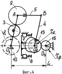 Способ и механизм в.и. пожбелко для воспроизведения вращения с остановками (патент 2249133)