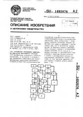 Устройство управления зажиганием двигателя внутреннего сгорания (патент 1492076)