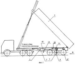 Полуприцеп-самосвал для грузового автопоезда (патент 2244654)