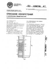 Гидравлическое реле времени испытателя пластов (патент 1286746)