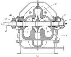 Центробежный насос с беззазорным креплением рабочего колеса и торцовых уплотнений к валу ротора и способ улучшения характеристик насоса (патент 2487272)