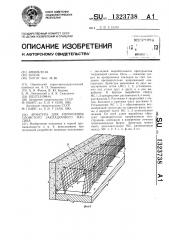 Арматура для упрочнения слоистого закладочного массива (патент 1323738)