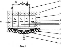 Взрывной пьезогенератор (патент 2267219)