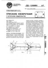 Распорно-подающее устройство для горной машины (патент 1240891)