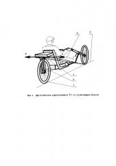 Способ увеличения высоты расположения над опорной поверхностью управляемого равновесием центра тяжести двухколесного одноколейного транспортного средства (патент 2638201)
