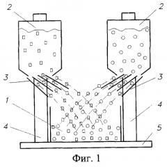 Установка для смешивания сыпучих материалов (патент 2246981)