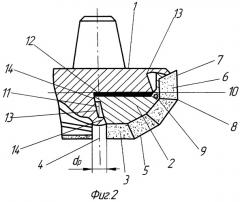 Буровое режущее долото (патент 2300621)