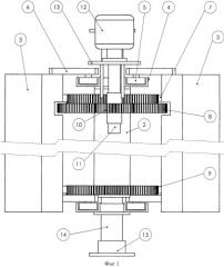 Механизм регулирования частоты вращения ротора ветродвигателя с вертикальной осью (патент 2488714)