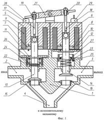 Клапанный распределитель (патент 2451857)