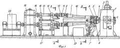 Главная линия стана винтовой прокатки (патент 2308329)
