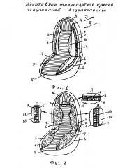 Адаптивное транспортное кресло повышенной безопасности (патент 2620144)
