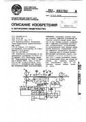 Устройство для управления кромкообрезными толстолистовыми ножницами (патент 892792)